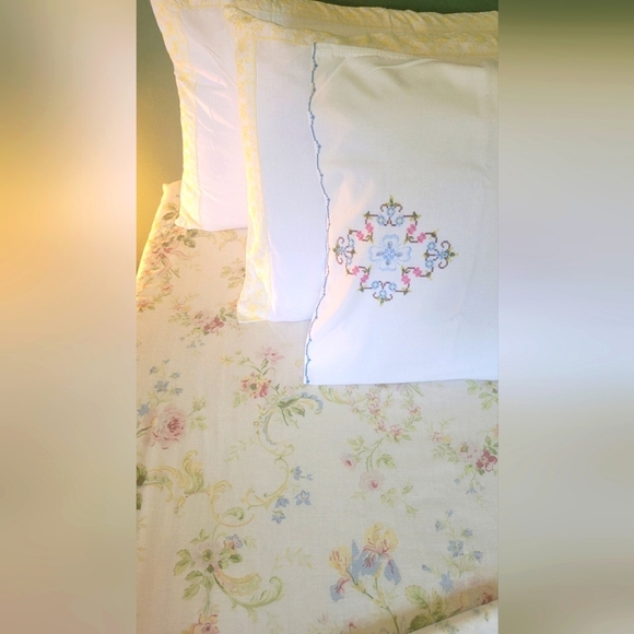 VINTAGE Full/Double Size 5pc Bedding Curation - Picture 2 of 13